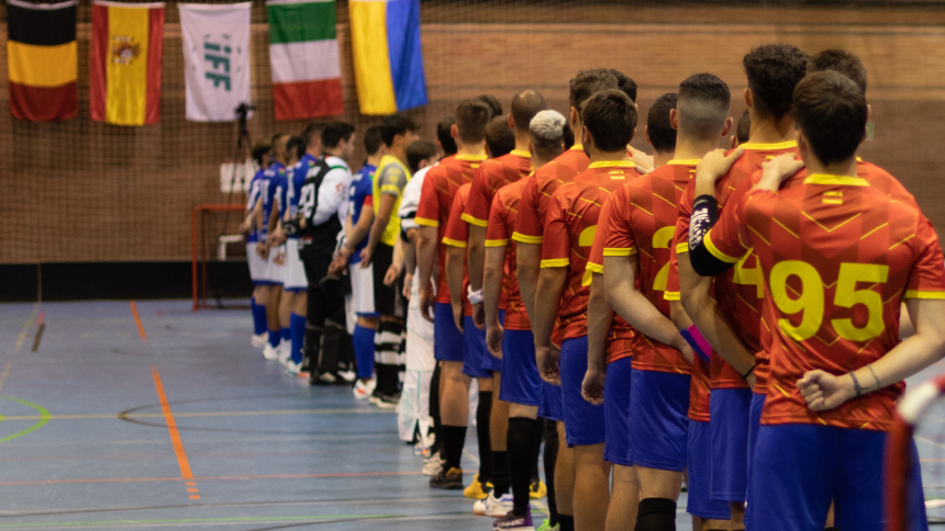 Concentración de la Selección Española Absoluta Masculina de Floorball